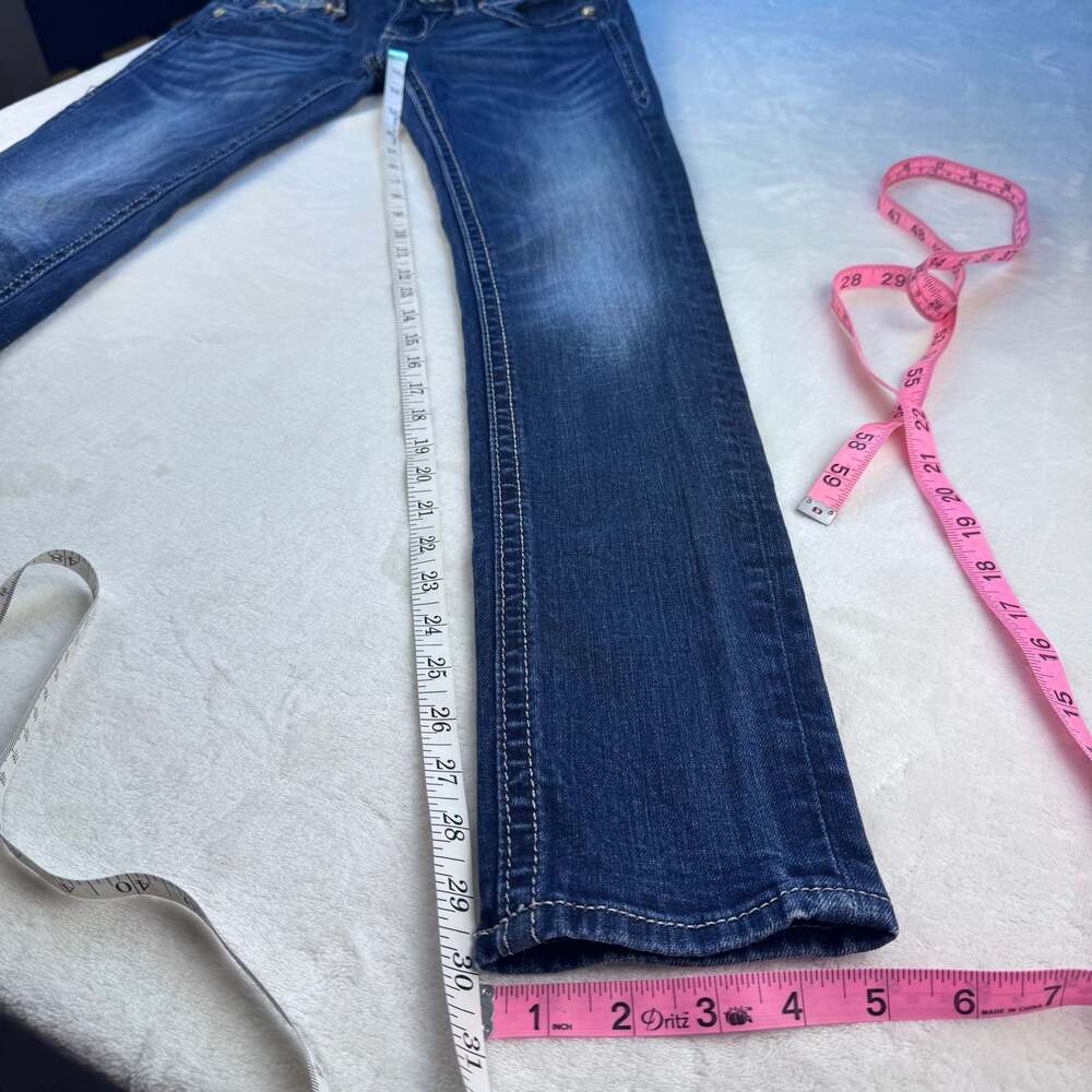 Rock Revival Vicky Skinny Embellished Flap Pocket Jeans Size 26 - Picture 7 of 7